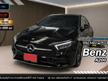 Benz A200 รถสปอร์ตคอมแพค ควรติดกล้องแบบไหนถึงจะดูเนียน?